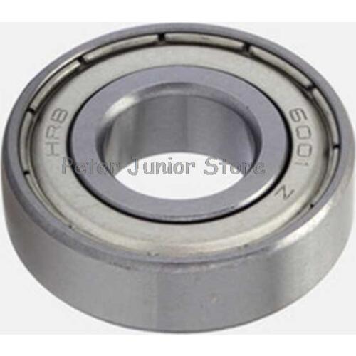 28mm x 12mm x 8mm 6001ZZ Double Shielded Deep Groove Ball Bearings GMN