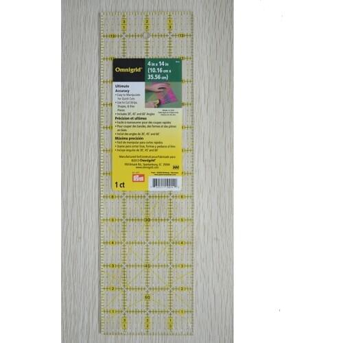 611477Ruler 4x14 inch grid