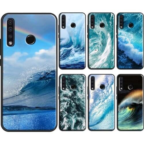 Blue Sea Ocean Waves Case For Huawei Honor 10 Lite 10X 9X 8X 7X 10i 4C 7C 6C 20 Pro 7A 8A 9A 8S 9S Cover