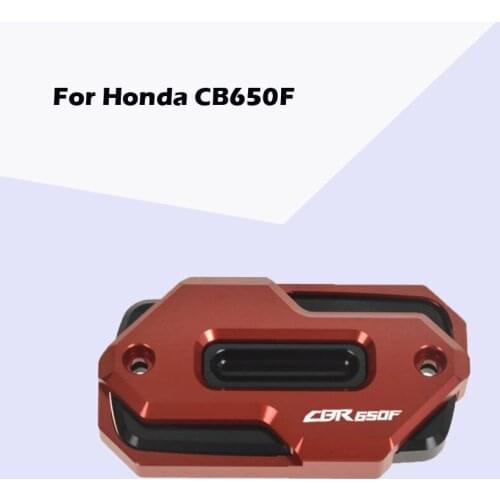 For Honda CB650F Motorcycle Refitted Aluminum Alloy Pump Cover Brake Oil Cup Oil Pot Cover Refitted Brake Pump Cover Oi