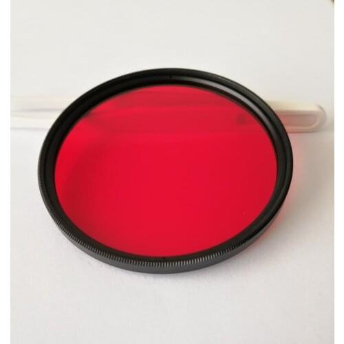 HB600 Cut-off Filter Lens Red Optical Glass 600nm Rear Transmission