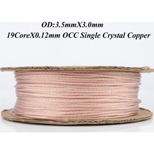 Hi-end 6N OCC copper + silver plated Braided Headphone wire cable DIY Audio Headphone Earphone Headset upgrade Cable