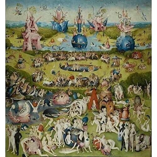 Hieronymus Bosch The Garden Of Earthly Delights,15th Century' Printing On High Quality Polyster Home Decor