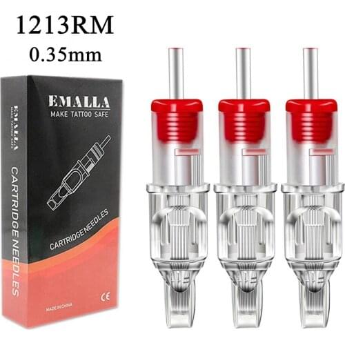 1213RM Tattoo Cartridge Needles Curved (Round) Magnum 0.35mm Tattoo Needles For Tattoo Machine Pen Tattoo grips