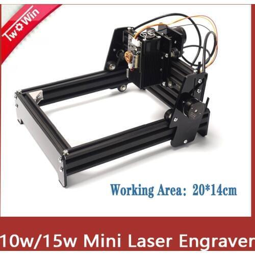 10w/15w DIY Laser Engraving Machine Metal Engrave Marking Machine Big Power Laser ,can engrave stainless steel/iron/aluminum