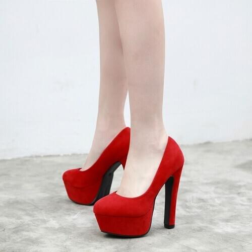 Леди Основные Suede Pumps