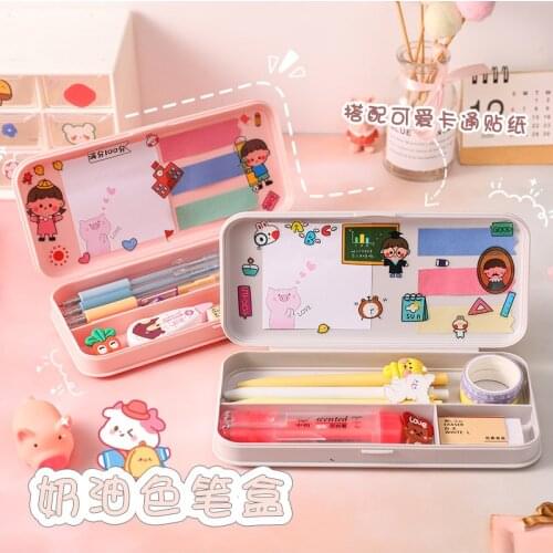 Cute Writing Case Ins Wind Pencil Case Primary School Students Learning Stationery Storage Kawaii Pencil Case for Girl