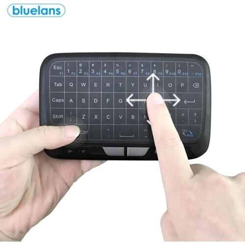H18 Mini Wireless Touch Keyboard and Mouse Mini Rechargeable Ultra-Slim Mini Wireless Bluetooth for PC Laptop Smart Android TV
