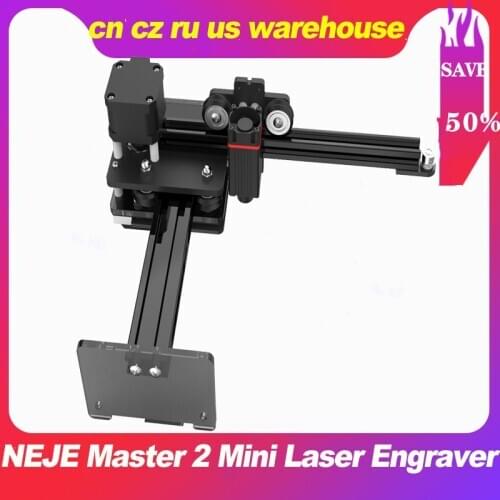 Master 2 Mini Laser Engraver Engraving Machine CNC Router Wireless APP Control Support iOS & Android 110*120mm Engraving Area