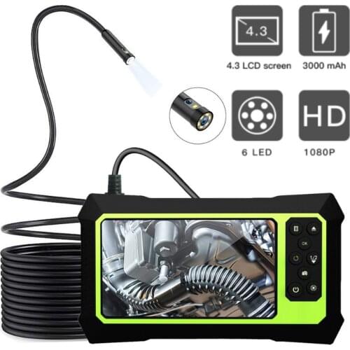 Double Lens 6mm Endoscope Camera Wifi Borescope IP67 Waterproof Wireless Inspection Flexible Camera for Android PC Notebook