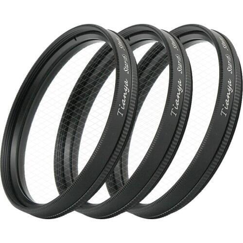 Set of 3) WTIANYA 62mm Cross Screen Starburst Star Effect Filter 8x 6x 4x 4/6/8 Point