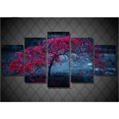 Charm Autumn picture 5d Diamond embroidery Cross stitch kit 3d Diy Diamond painting Needlework Full Rhinestone 5pcs/sets DW973