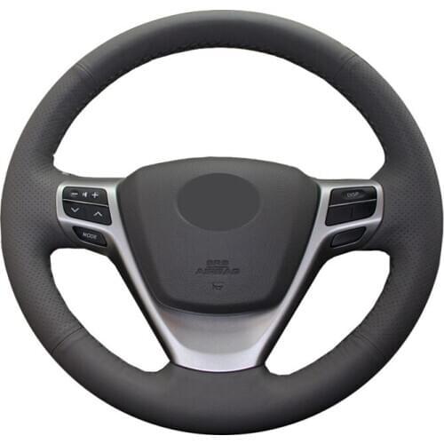 Car Steering Wheel Braid For Toyota Verso EZ Avensis/Custom Made Steering Wheel Cover