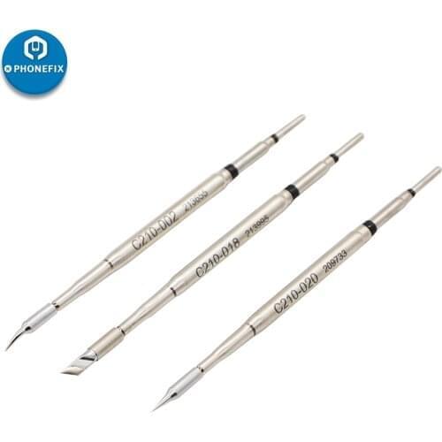 Original JBC Soldering Iron Tips C210-018 Tips for JBC T210-A T210-NA T210-PA CD-2SE Welding Handle Solder Iron Tip Consumble