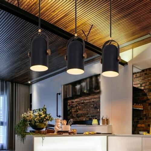 Modern iron design lamp lustres kitchen chandeliers ventilador de techo living room decoration lampes suspendues