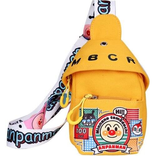 Newhotstacy Bag 07182021 Ladies cartoon canvas bag Single Shoulder Messenger Bag chest bag