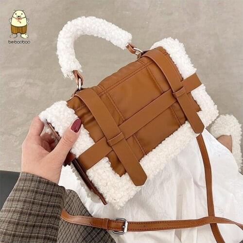 Beibaobao Fashion Shoulder Bags for Women Womens Designer Bag Purse Plush Tote Casual Pu Leather Womens Handbag