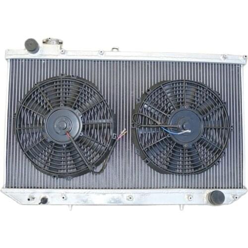 52mm 2 Core Aluminum Radiator FOR 1993-1997 LEXUS GS300/TOYOTA ARISTO 2JZGE 93 1994 1995 1996 97
