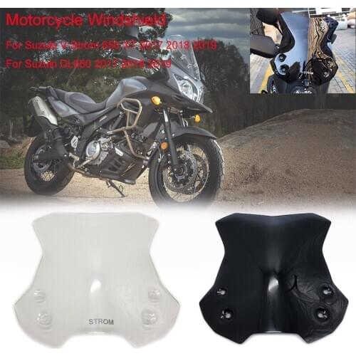 2 Colours Motorcycle Windscreen Windshield Shield Screen Deflector Protector Parts For Suzuki V-Strom 650XT DL650 2017 2018 2019