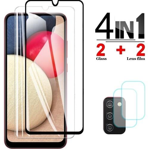 For Samsung A02s Glass Camera Protective Glass For Samsung Galaxy A02s A 02s 6.5" SM-A025F/DS A025F Screen Protector Cover Film