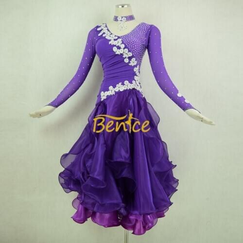 Free Shipping Latin Dance Skirt For Women Professional Sumba Dancing Skirt Adult Rumba QiaQia Latin Dress Latin Performances Dre