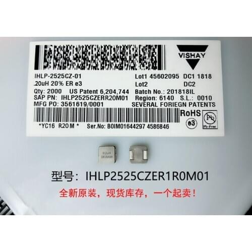 10) New original 100% quality IHLP2525CZER1R0M01 1.0UH 7X7X3MM integrated high current inductors
