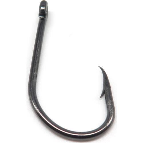 100Pcs/Lot Hight Qualty fishhooks high carbon steel Carp Fishing hooks Size 5#-5/0# for carp fishing