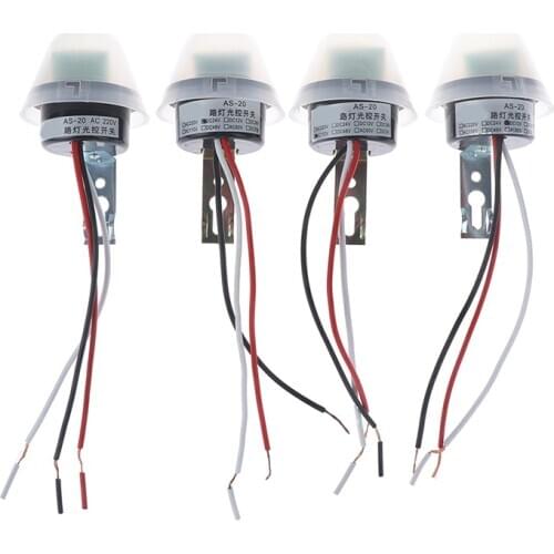 12V 24V 110V 220V Automatic Auto On Off Photocell Street Light Switch Photo Control Photoswitch Sensor Switch
