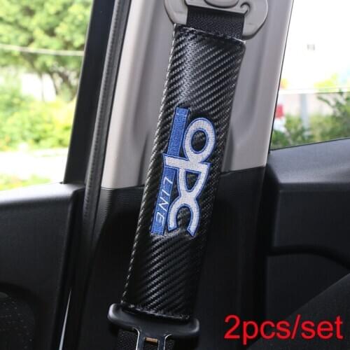 2pcs car-styling excellent all Carbon fiber case for OPEL OPC Corsa Insignia Astra Antara Meriva Zafira car styling