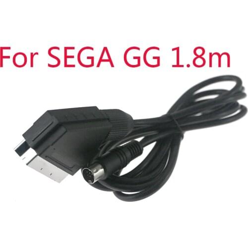 2pcs New arrive RGB Scart Lead cable For Sega Mega Drive 2 Genesis 2 Megadrive 2 MD2 RGB AV Scart Cable