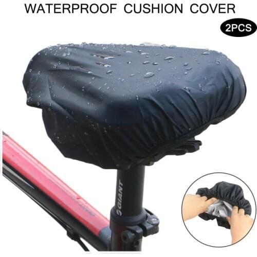 2pcs Bike Seat Waterproof Rain Cover Dirt Resistant Bicycle Saddle Cover Bike Accessories Asiento Bicicleta Седло Для Велосипеда