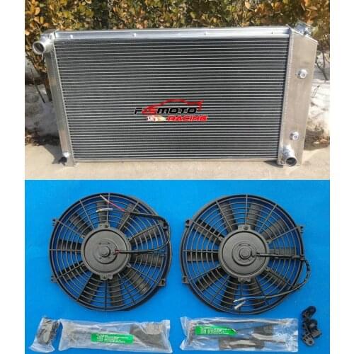 5 Row Alu Radiator & Fans For 1970-1981 Pontiac Firebird / Trans Am 1971 1972 1973 1974 1975 1976 1977 1978 1979 1980 1981