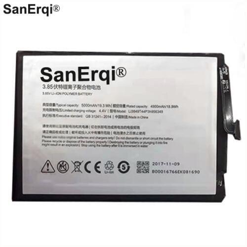 3.85V 5000mAh Li3849T44P3h956349 Battery For ZTE Nubia N1 NX541J Battery