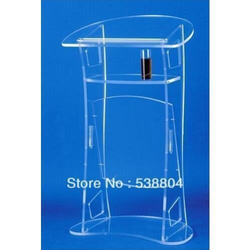 Acrylic desktop lectern cheap acrylic lecternFree shipping plexiglass school podium/perspex pulpit/clear rostrum