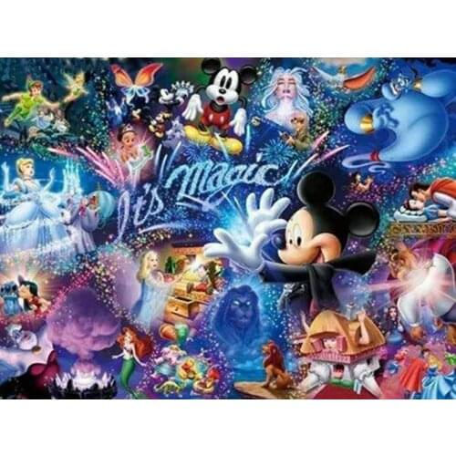 Diamond Painting Disney Mickey Mouse Square/Round 5D Diamond Embroidery Cross Stitch Diamond Wall Painting Holiday Gift