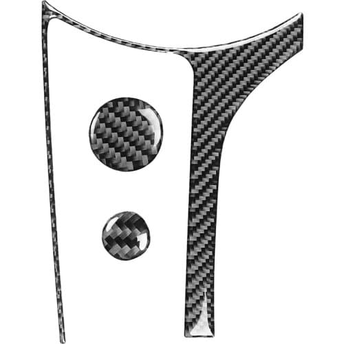 For Mazda MX-5 Miata carbon fiber center console multimedia button cover sticker 2016+ MX5 ND car accessories