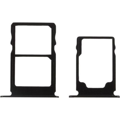 For Nokia 3.1 2Pcs/set White/Silver/Black/Blue/Rose Gold Color Dual SIM And MicrSD Memory Card Tray Holder