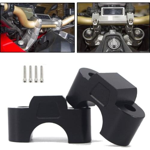 Motorcycle CNC 28mm Handlebar Riser Handle Bar Clamp Adapter For Honda XADV 150 750 XADV150 XADV750 X-ADV150 X-ADV750 2017-2020