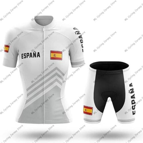 2020 New Spain Cycling Jersey Pro Team Cycling Clothing Summer Short sleeve MTB Cycling Shirts Men Bike Jersey Ropa de Ciclismo