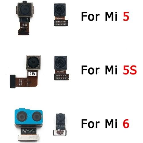 Original Rear Front Camera For Xiaomi Mi 5 5S 6 Small Backside Back Frontal Repair Selfie Facing Camera Module Flex Spare Parts