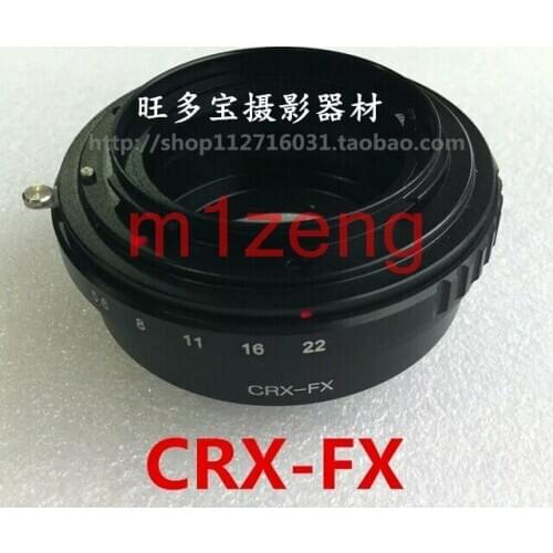 Adapter ring for Contarex crx lens to Fujifilm fuji FX X X-E3/XH1/XT100/XM1/X-A5/X100F/XT1 xt20 xpro2 xt30 camera