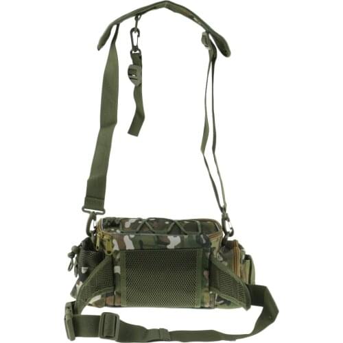 Fishing Bag Portable Outdoor Fishing Tackle Bags Multiple Shoulder Bag Fanny Pack
