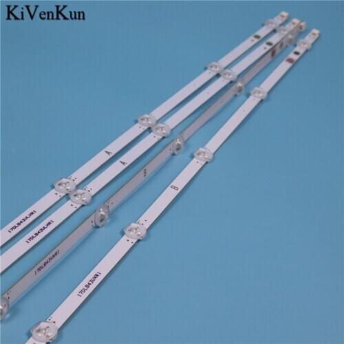 TV LED Backlight Strips For FINLUX 43FX610F FF4300 43" LED Bars Kit Bands 17DLB43VLXR1 LB43007 V0_04_38S Ruler VES430UNDL-2D-N01
