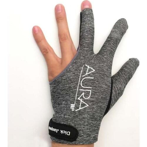 High Quality Three Fingers Billiard Pool Gloves Left Hand Red Blue Grey Color Snooker Accessories