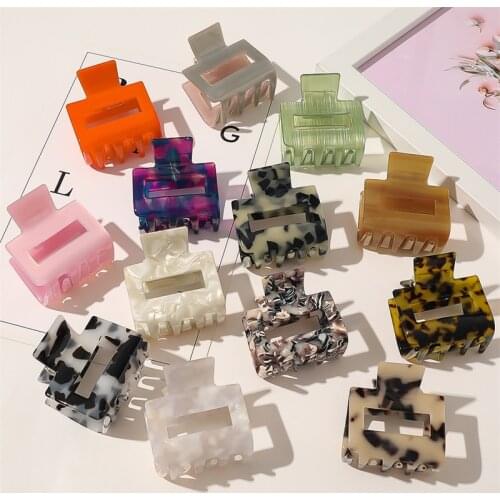 Vintage Claw Clip Hair Clips for Women Elegant 5cm Small Leopard Hair Claw Hairclip Girls Hair Barrettes Woman Hair Accessory