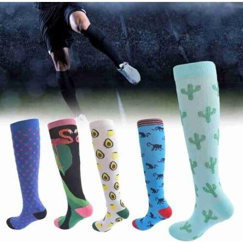 2020 Winter New Compression Stockings Nylon Penguin Animal Sport Fitness 15-20mmHg Reduce Varicose Veins Muscle Fatigue