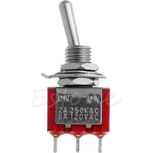 2021 New 1 PC 3-Pin Mini Toggle Switch SPDT On-On MTS-102 Toggle Miniature Switch