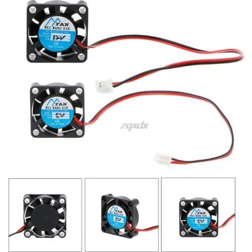 25X25X7mm DC 5V 12V 2-Pin Cooler Brushless Chipset Heatsink Mini Cooling Fan 2507 Whosale&Dropship