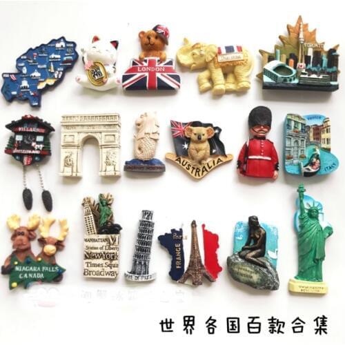 6 pieces / lot)Creative tourist souvenir refrigerator