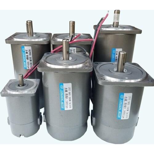 DC12V 24V 220V 100W120W160W180W200W250W300W350W40W450W500W600W ZYT DC Permanent Magnet High Speed Brush Motor